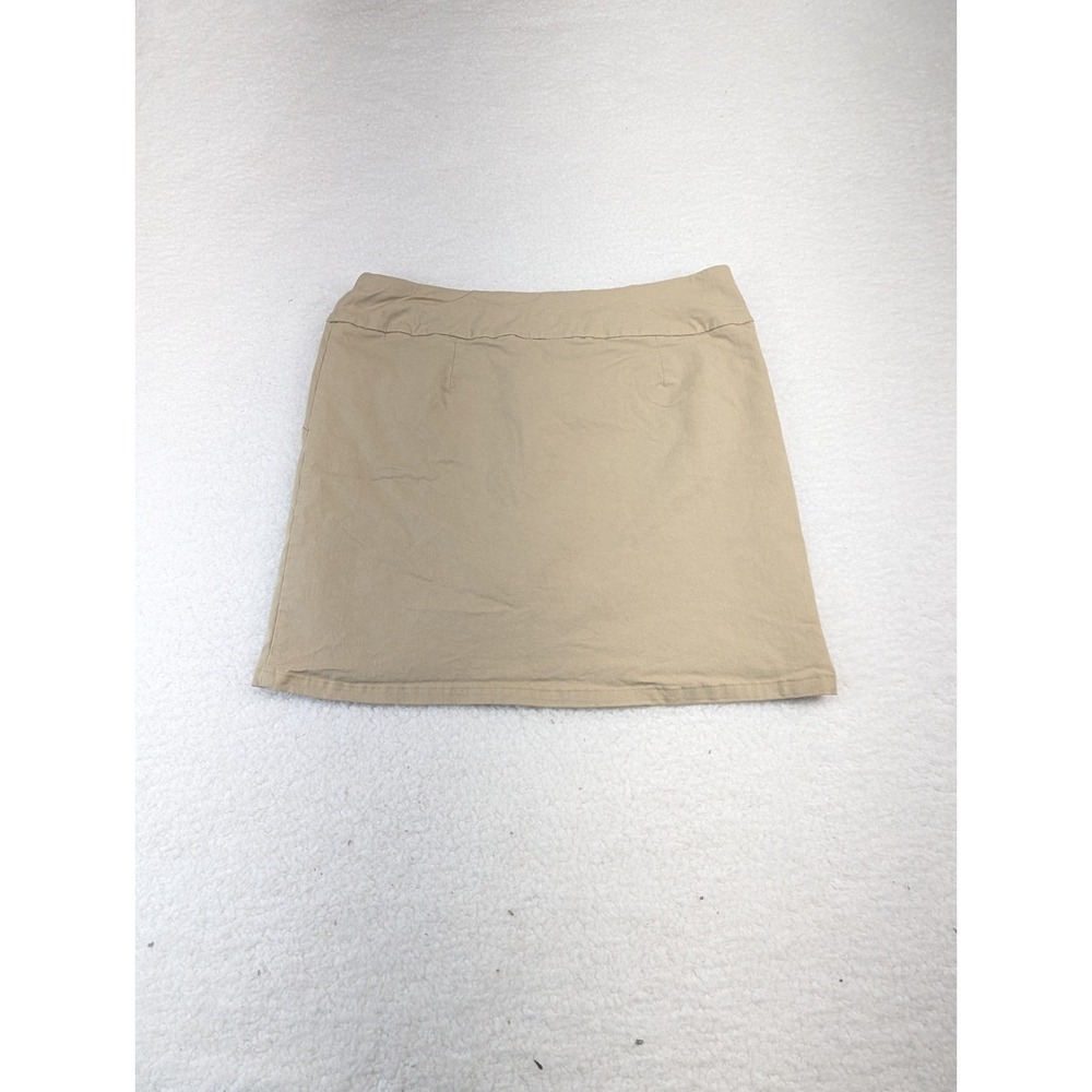 Izod Golf Women's Khaki Golf Athletic Sports Skirt 6 - Picture 2 of 7